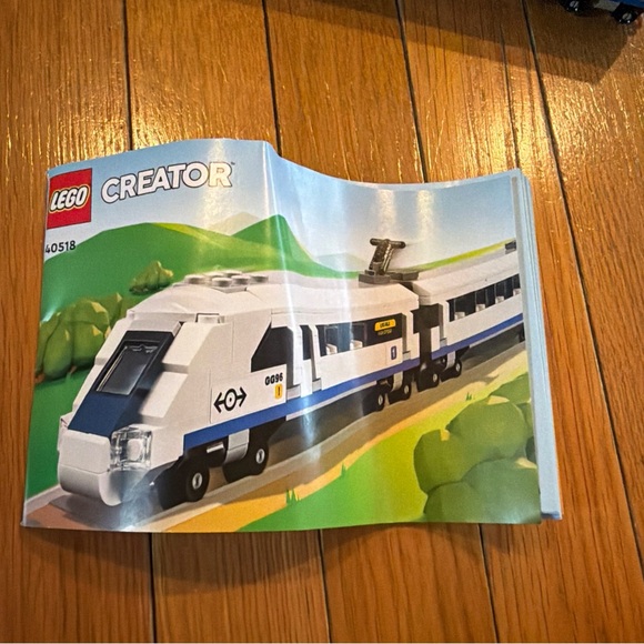 2 Lego Creator Sets High Speed Train 40518 Flat Bed Truck Helicopter 31146 - Picture 4 of 7
